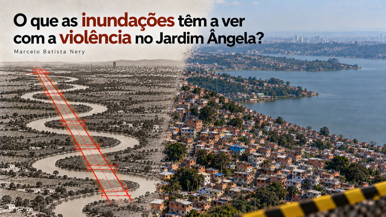 O que as inundações têm a ver com a violência no Jardim Ângela? 